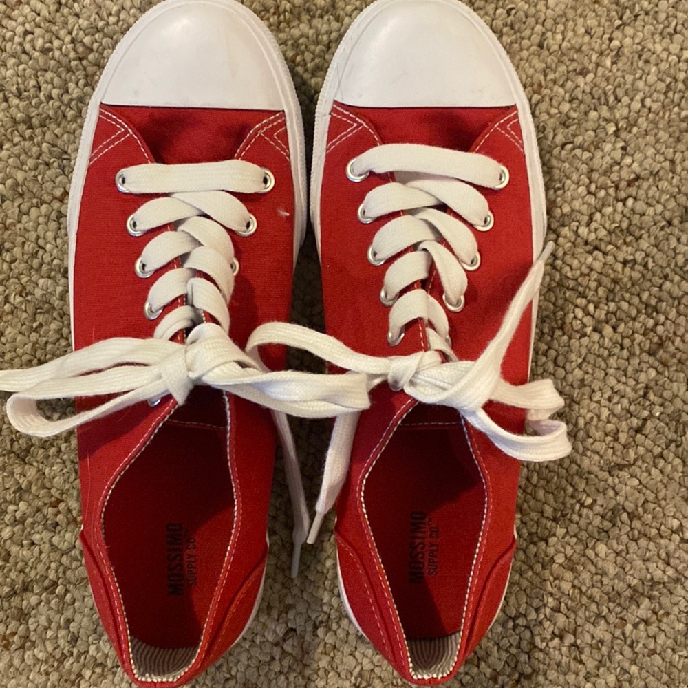 Red & White Sneakers